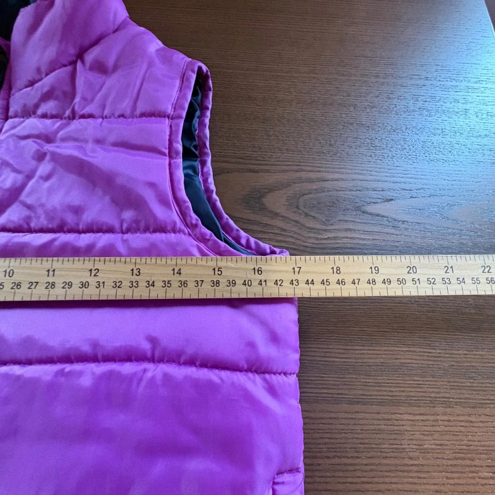 OshKosh Bgosh Girls Pink Puffer Vest Size 10 Full Zip‎ Quilted Sleeveless Jacket